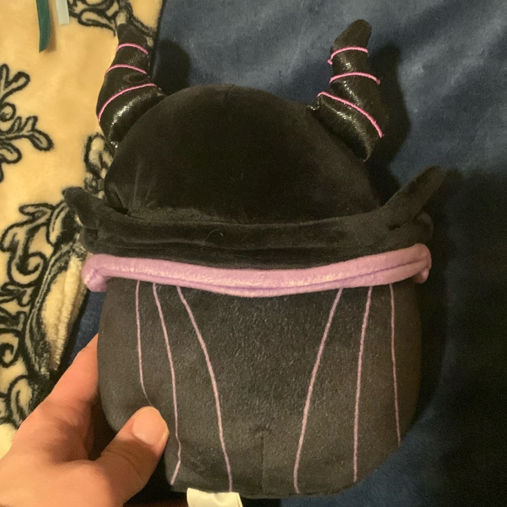 Disney Maleficent squishmallow bag NWT